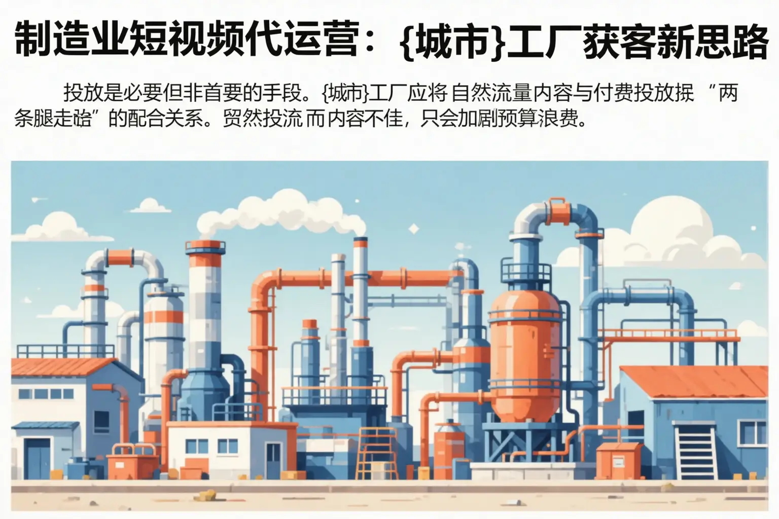 制造业短视频代运营:雁塔工厂获客新思路